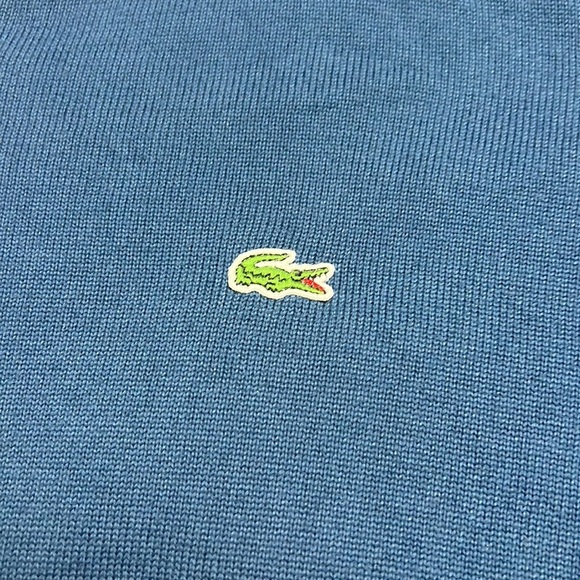 Lacoste V. Neck  design sweater for men size XXL - Picture 6 of 7